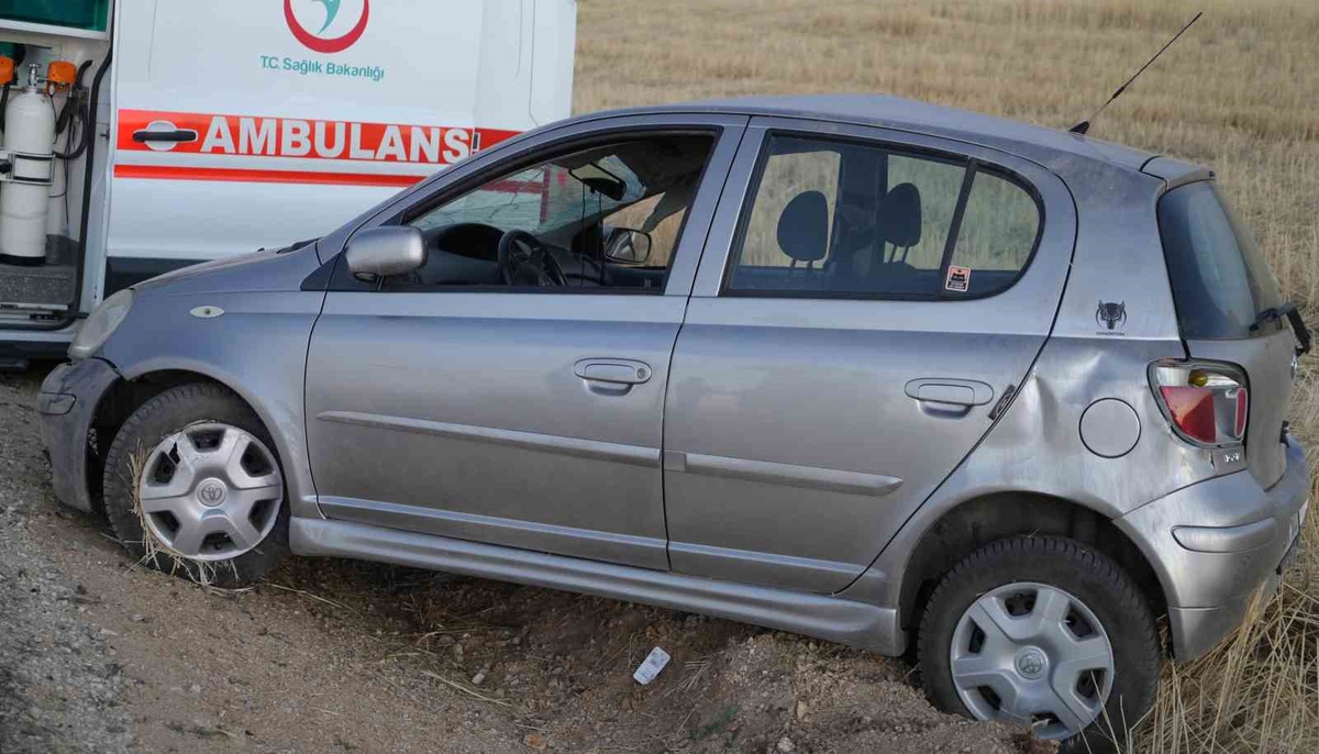 Kırıkkale Keskin\'de takla atan otomobilde 4 kişi yaralandı