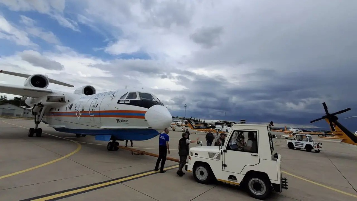 Rus Be-200ÇS uçakları Türkiye'deki orman yangını görevini 28 sortiyle tamamladı