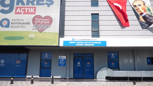 Antalya'da Şehit Yakınları ve Gazilere Hizmet Merkezi Açıldı