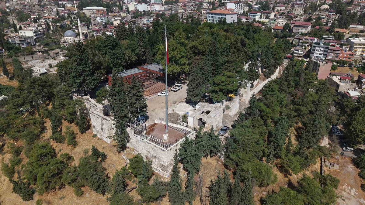 Tarihi Kahramanmaraş Kalesi'nde restorasyonda sona gelindi