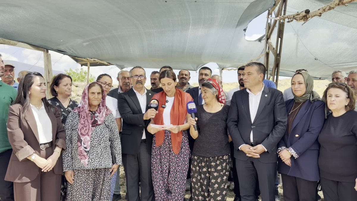 Varto'da 124 gündür nöbet tutan köylüleri ziyaret eden Rızvanoğlu, süreci takip edecek