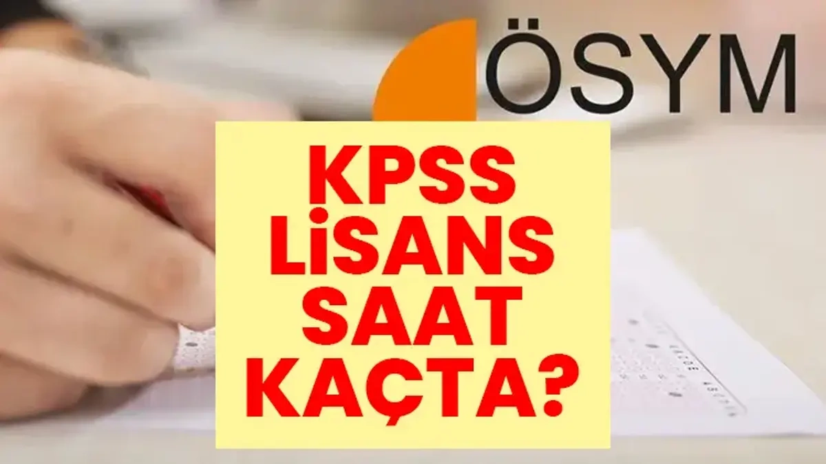 KPSS Lisans yarın, Adaylar en geç 10.00\'da sınavda olmalı
