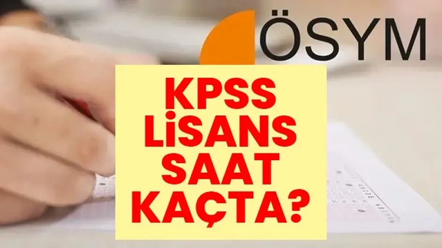 KPSS Lisans yarın, Adaylar en geç 10.00'da sınavda olmalı