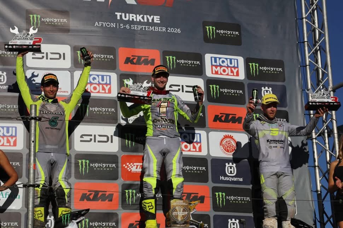 Afyonkarahisar'da MXGP'de Jeffrey Herlings sezonun 17'nci ayağını kazanıp şampiyon oldu