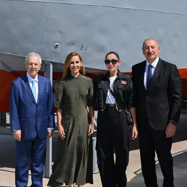 Aziz Yıldırım, Azerbaycan Cumhurbaşkanı Aliyev ile bir araya geldi