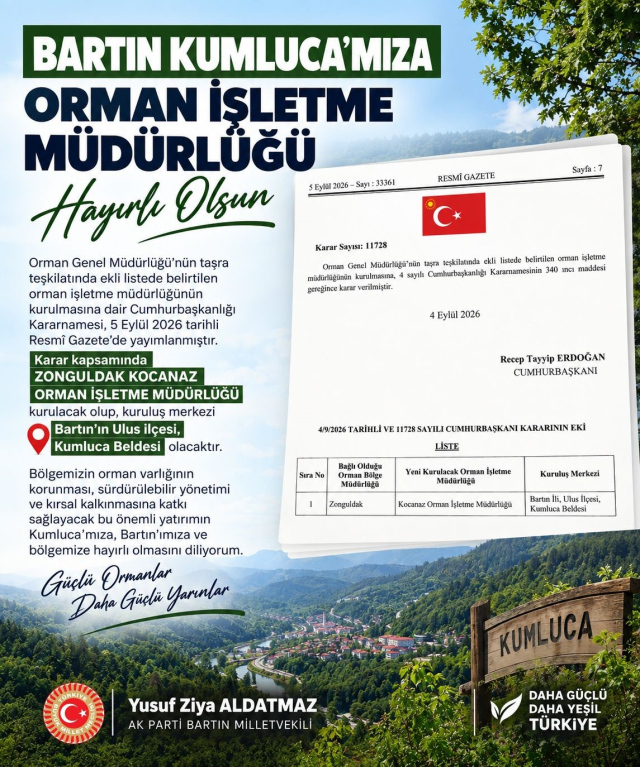 Bartın'da 66 yıllık hayal, Cumhurbaşkanı Erdoğan'ın imzasıyla gerçeğe dönüştü