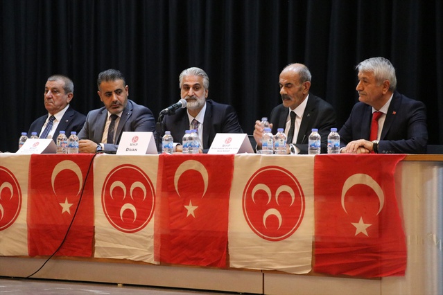 MHP Siirt İl Başkanlığı kongresinde Cengizhan Tükenmez yeniden güven tazeledi