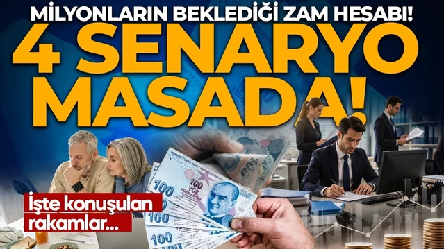 Ocak 2027'de memur ve emeklilerin zam oranı için hesaplamalar başladı