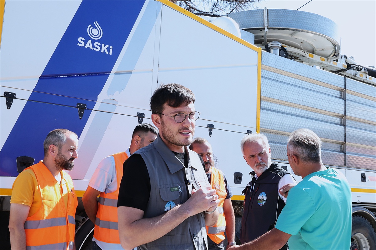 Tokat Belediyesi SASKİ desteğiyle kanalizasyon hatlarını temizliyor