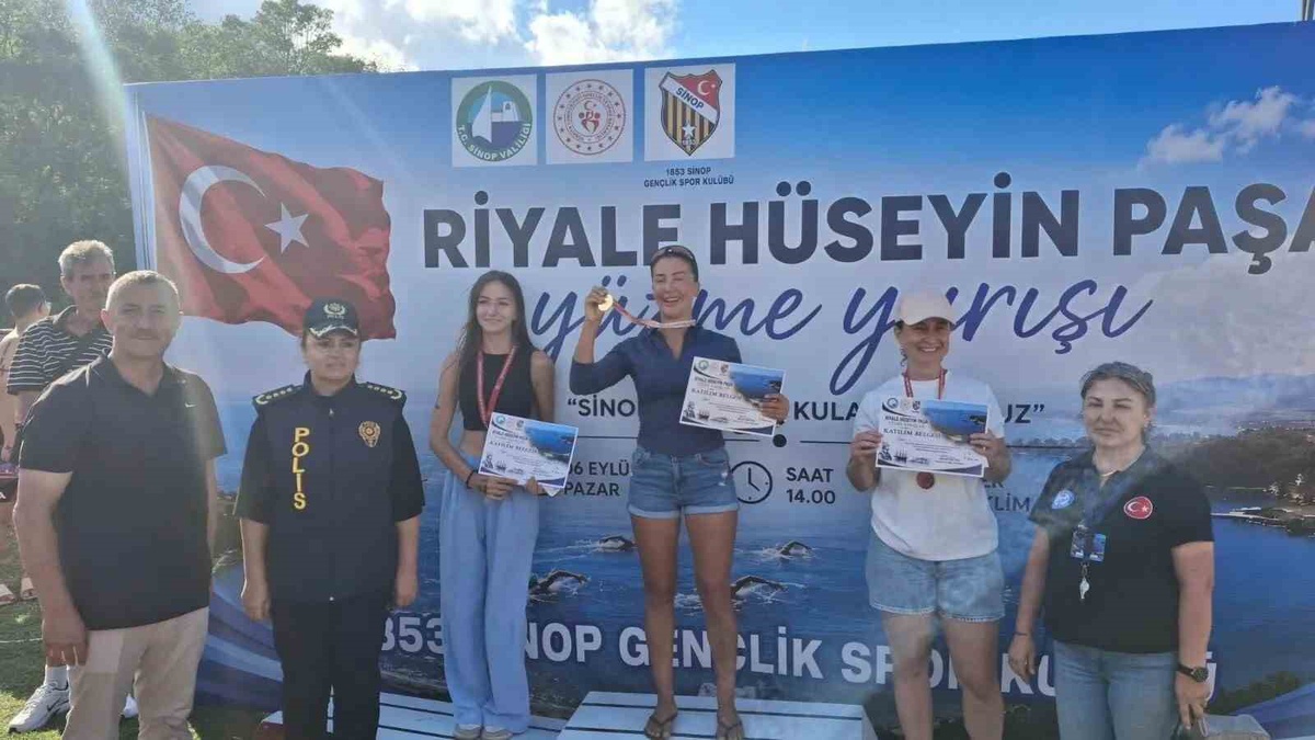 Sinop'ta İlk Deniz Yüzme Yarışları