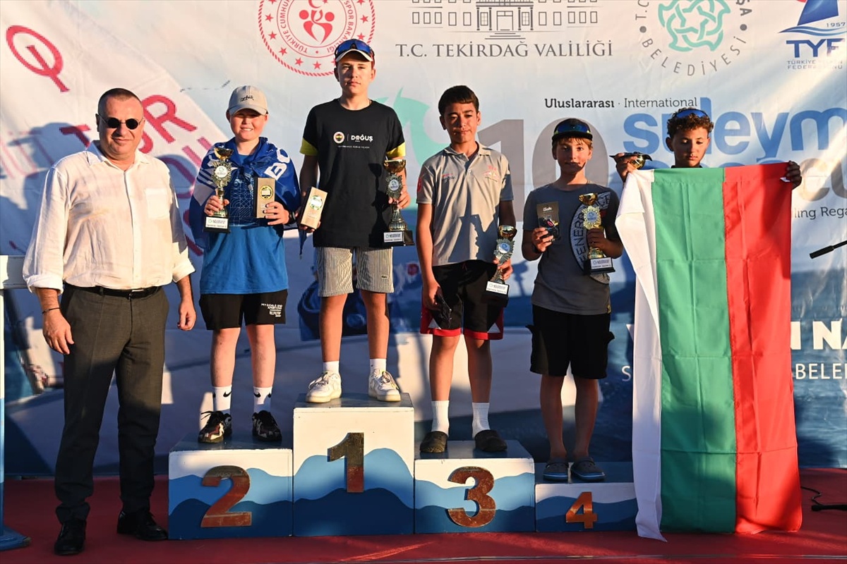 Tekirdağ'daki Optimist Cup'ta dereceye giren sporcular ödüllerini aldı