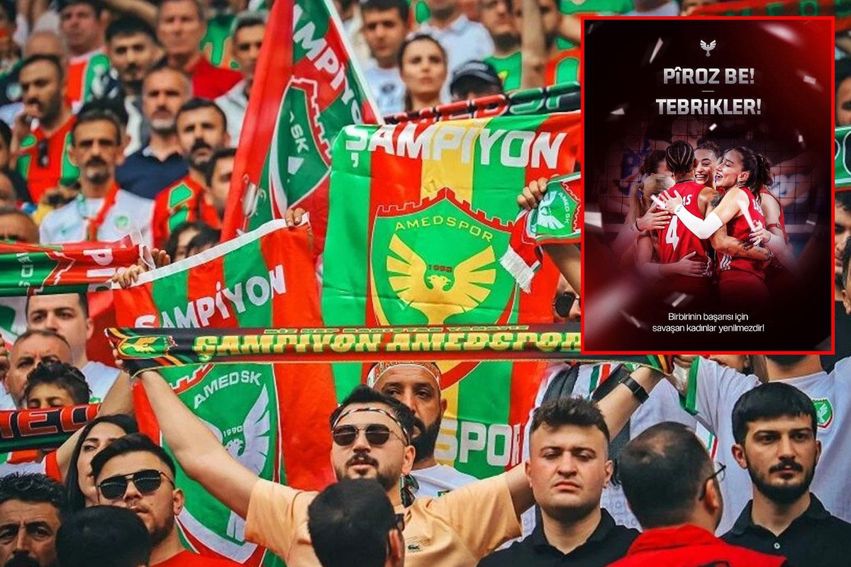 Amedspor\'dan Filenin Sultanları\'na Kürtçe ve Türkçe tebrik