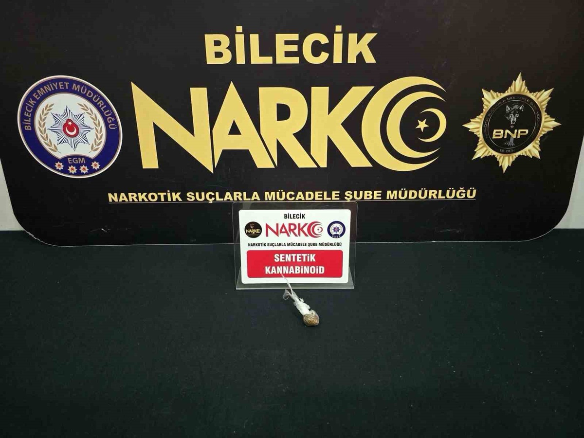 Bilecik\'te sentetik kannabinoid operasyonunda 1 şüpheli yakalandı