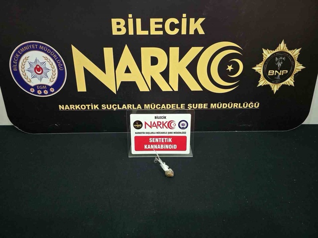 Bilecik'te sentetik kannabinoid operasyonunda 1 şüpheli yakalandı