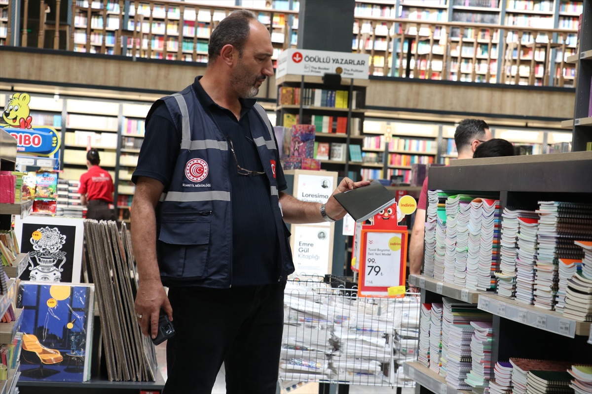 Bursa\'da kırtasiye denetimlerinde 3 bin 973 lira ceza kesilecek