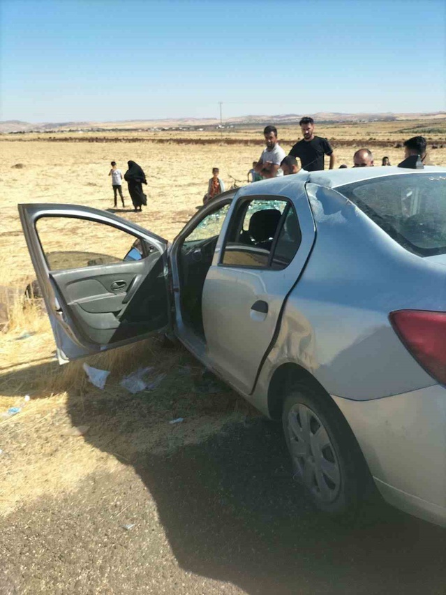 Diyarbakır Çınar'da otomobil takla attı, 3 kişi yaralandı