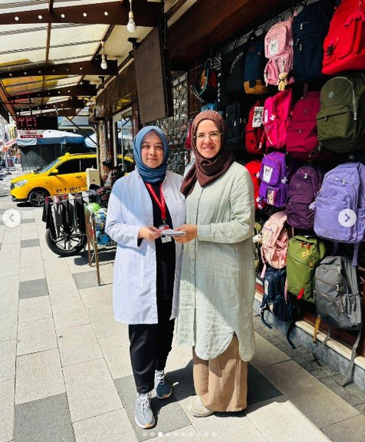 Düzce Gölyaka'da Halk Sağlığı Haftası için aşı bilgilendirme standı kuruldu