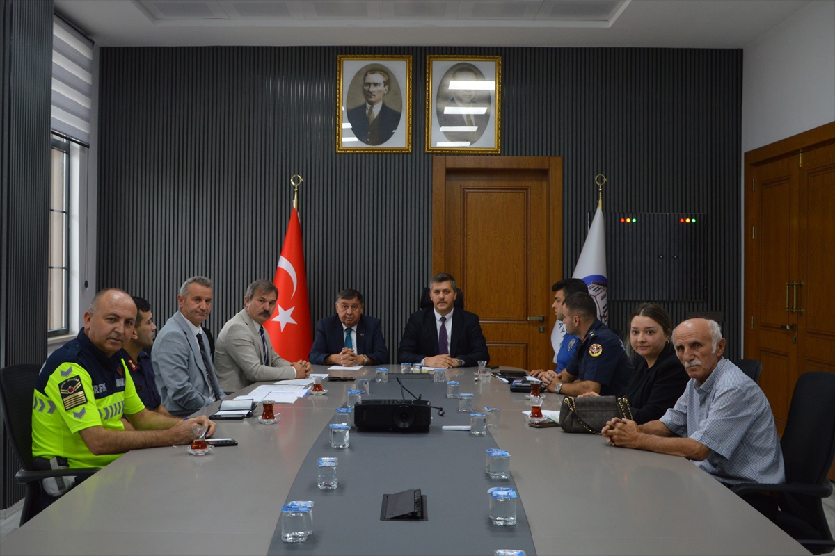 Samsun Havza'da eğitim güvenliği toplantısında okul çevresi tedbirleri ele alındı