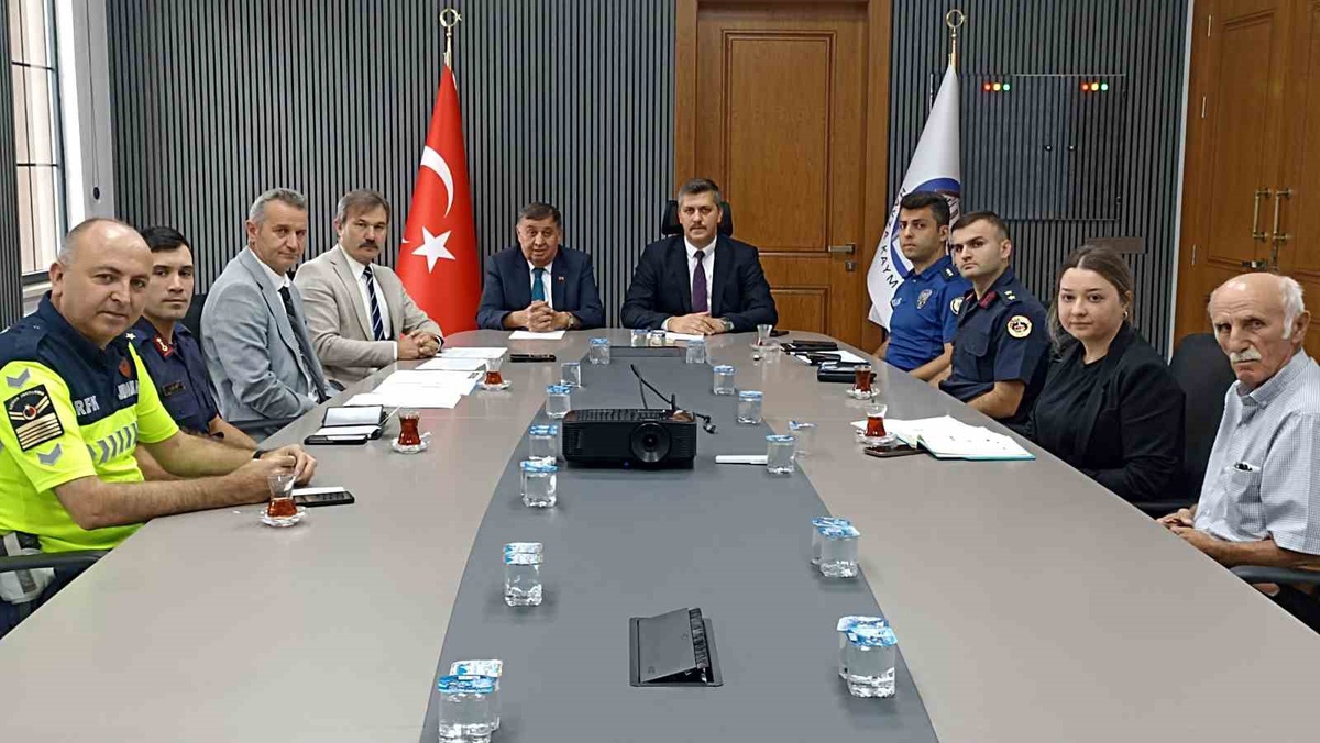 Havza\'da 2026-2027 eğitim yılı öncesi okul güvenliği toplantısı yapıldı