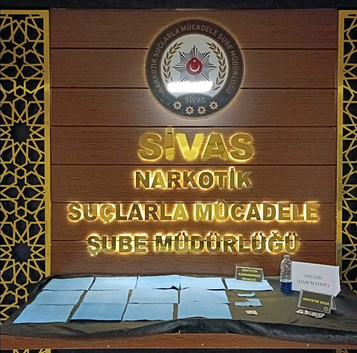 Sivas\'ta kağıda emdirilmiş 32 bin kullanımlık sentetik kannabinoid ele geçirildi