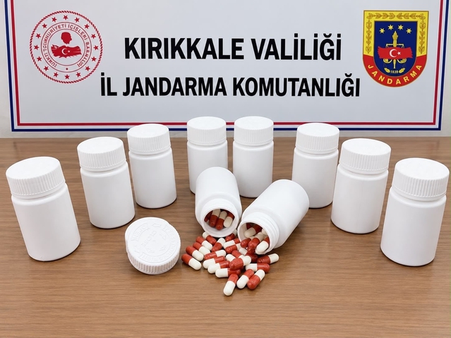 Kırıkkale'de sentetik hap operasyonu, 539 hapla yakalanan sürücü tutuklandı