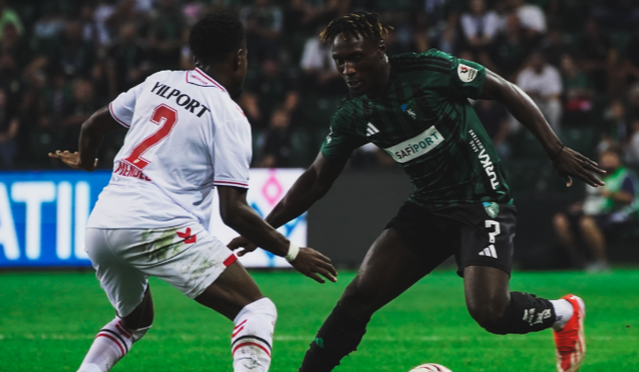 Kocaelispor, sahada Samsunspor'u Ayé'nin golüyle 1-0 yenip 9 puana çıktı