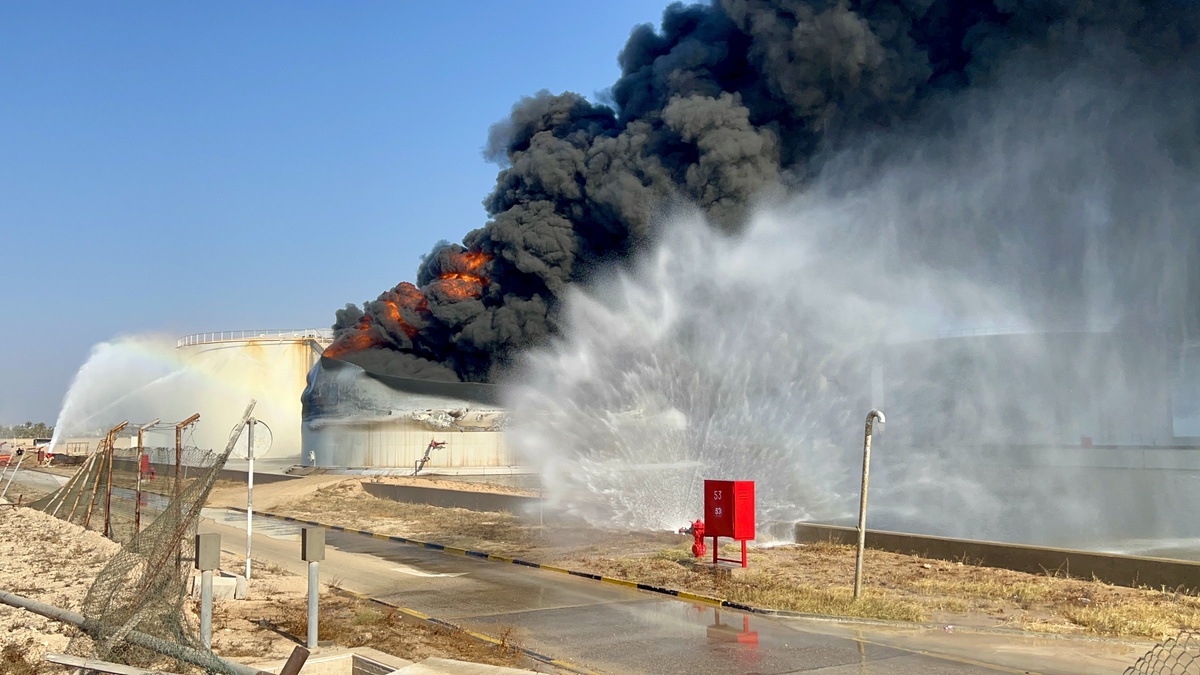 Libya\'da petrol ve elektrik tesislerini hedef alan sabotaj ağına operasyonda 5 gözaltı