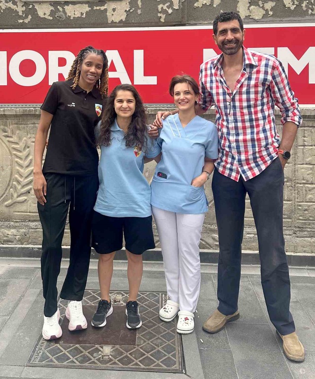 Melikgazi Kayseri Basketbol'da Morgan Jones sağlık kontrolünden geçti