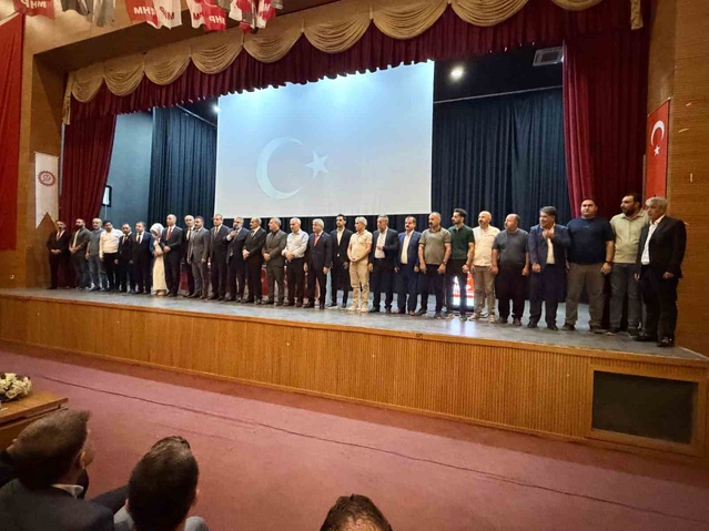 MHP Siirt İl Kongresi'nde Cengizhan Tükenmez yeniden başkan seçildi