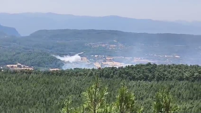 Muğla Menteşe'de orman yangınının enerjisi büyük ölçüde düşürüldü, söndürme çalışmaları sürüyor