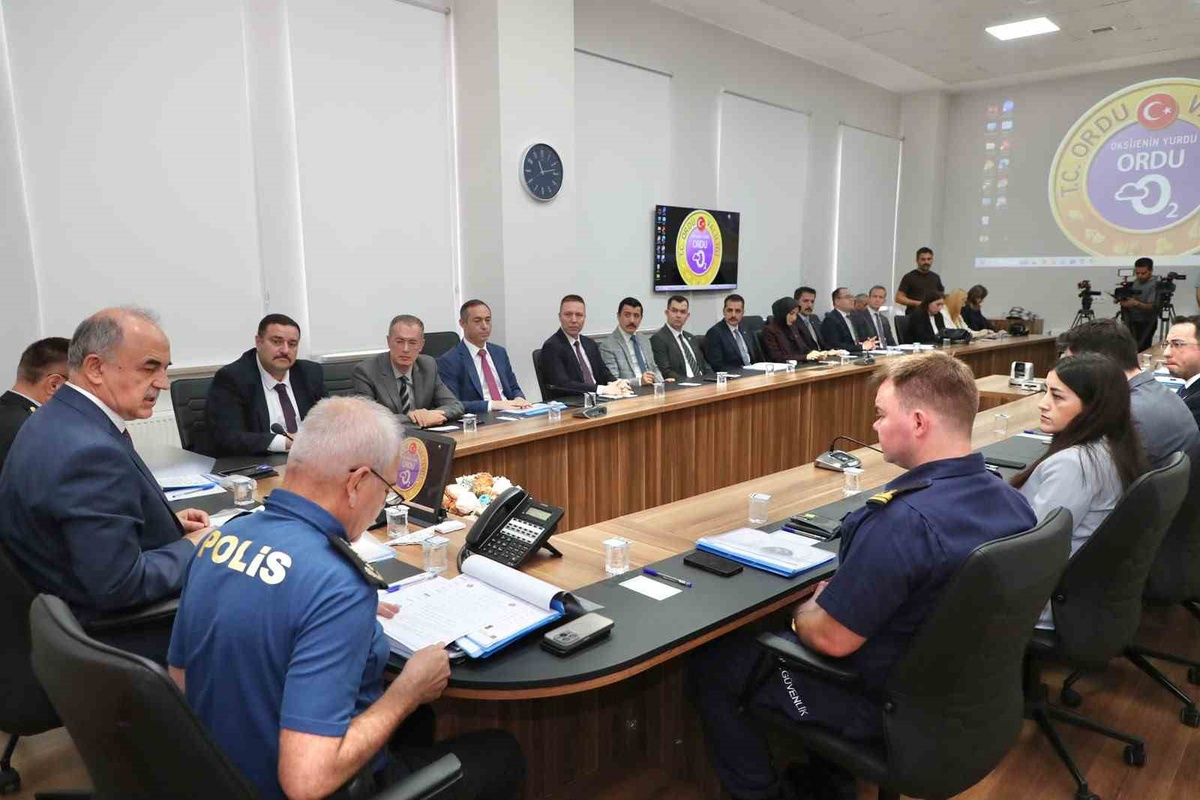 Ordu\'da 8 ayda aranan 5 bin 771 şüpheli yakalandı; trafik kazalarında 32 kişi öldü