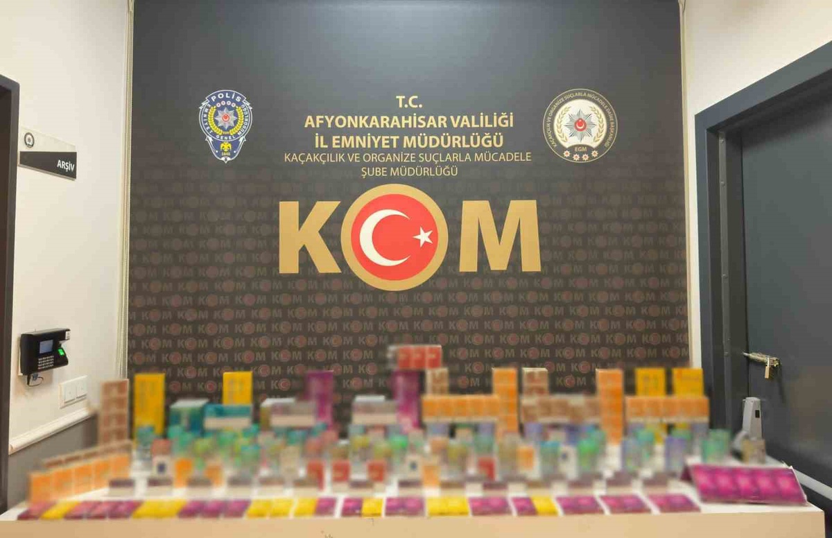Afyonkarahisar\'da kaçak sigara operasyonunda 1 şüpheli gözaltına alındı