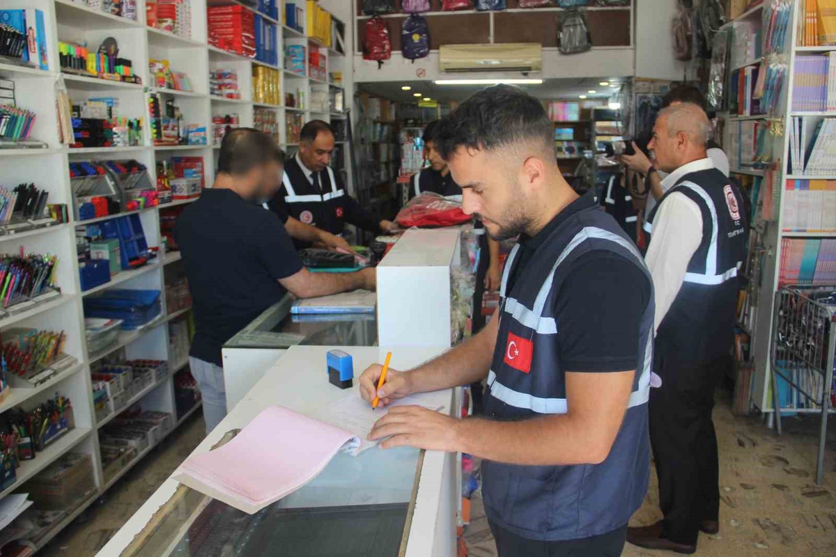 Şanlıurfa\'da kırtasiye denetiminde 188 işletme kontrol edildi, 44\'üne 175 bin lira ceza kesildi