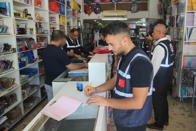 Şanlıurfa'da kırtasiye denetiminde 188 işletme kontrol edildi, 44'üne 175 bin lira ceza kesildi