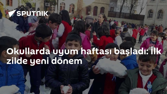 Uyum haftası başladı; okul öncesi, ilkokul ve ortaokullar için 11 Eylül'e kadar