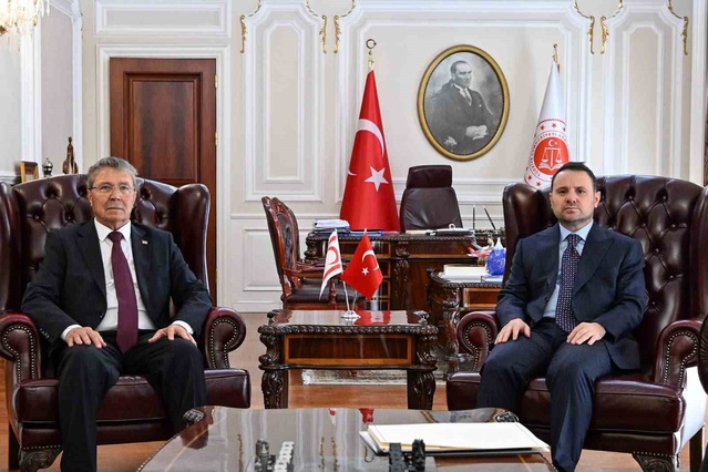 Adalet Bakanı Gürlek, KKTC Başbakanı Üstel ile gemi kazası sonrası adli iş birliğini görüştü