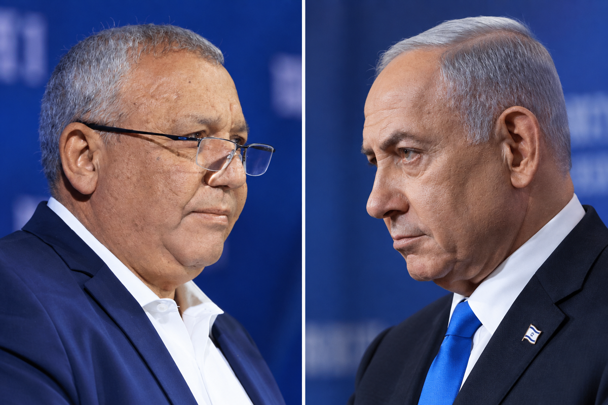 İsrail\'de dengeler değişiyor! Netanyahu\'ya rakibinden 7 puan fark