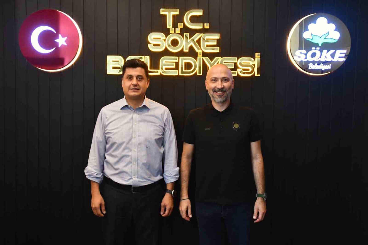 Aydın Sanayi Odası Başkanı Maraş, Söke Belediye Başkanı Arıkan'ı makamında ziyaret etti