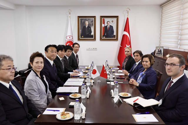 Dışişleri Bakan Yardımcısı Ekinci, Japonya Senatosu komitesi üyeleriyle görüştü