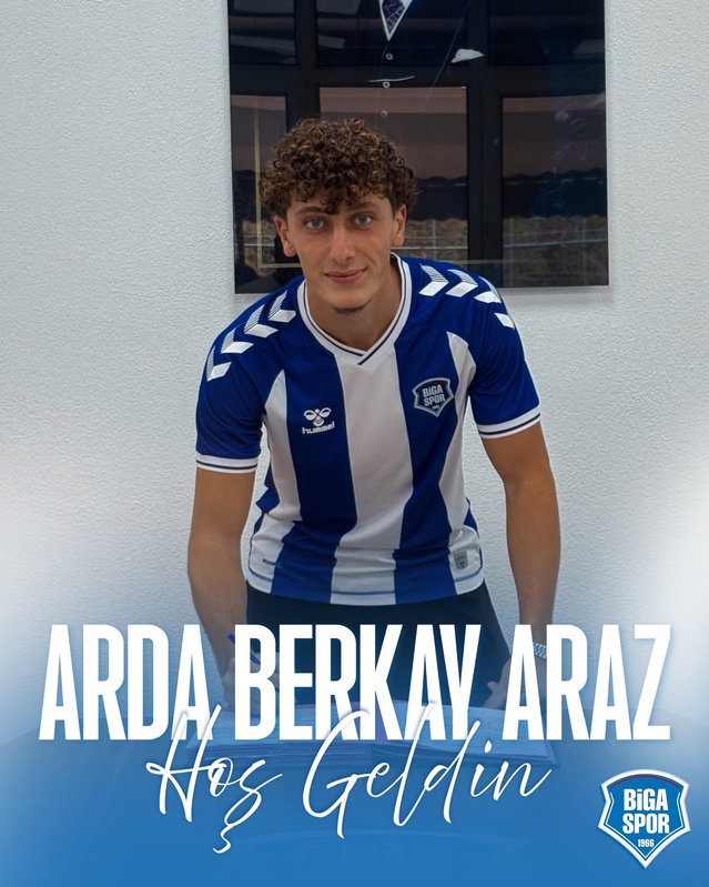 Bigaspor, Erzincan Futbol'dan Arda Berkay Araz ile 2 yıllık sözleşme imzaladı