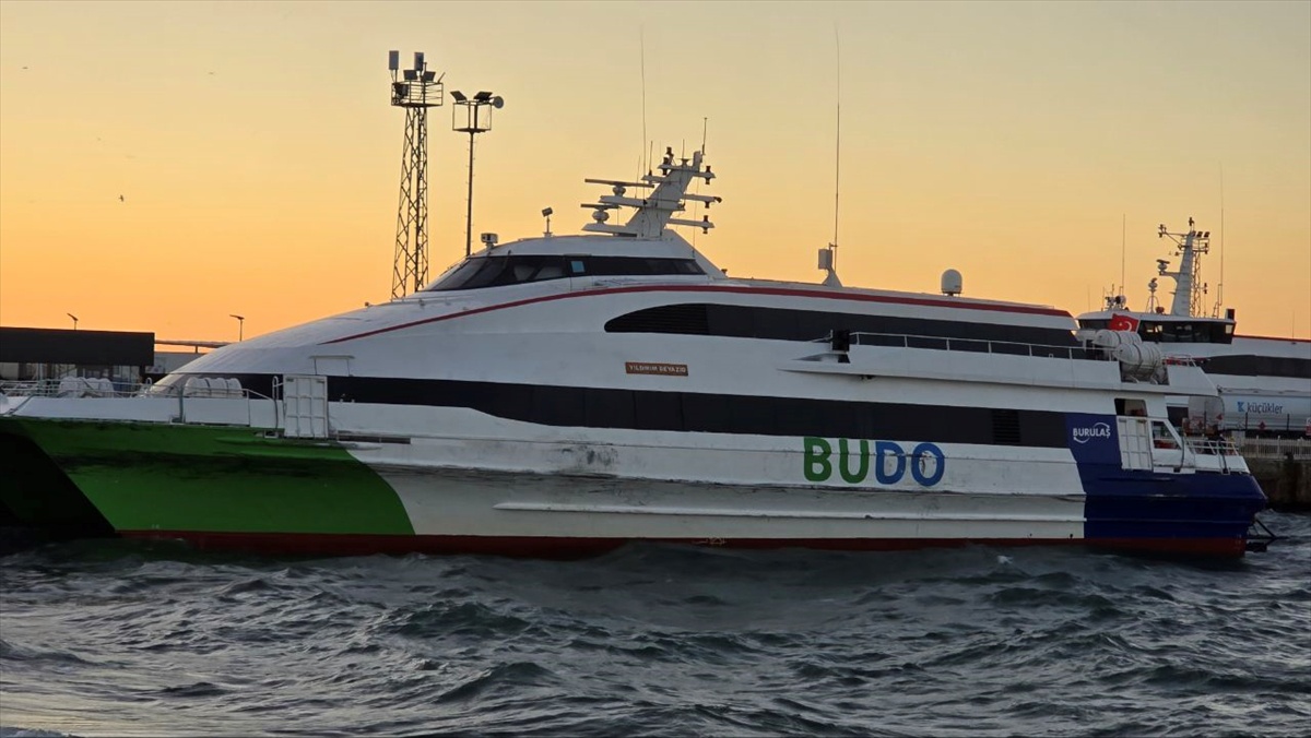 BUDO'nun Mudanya-Kabataş bazı seferleri olumsuz hava koşulları nedeniyle iptal edildi