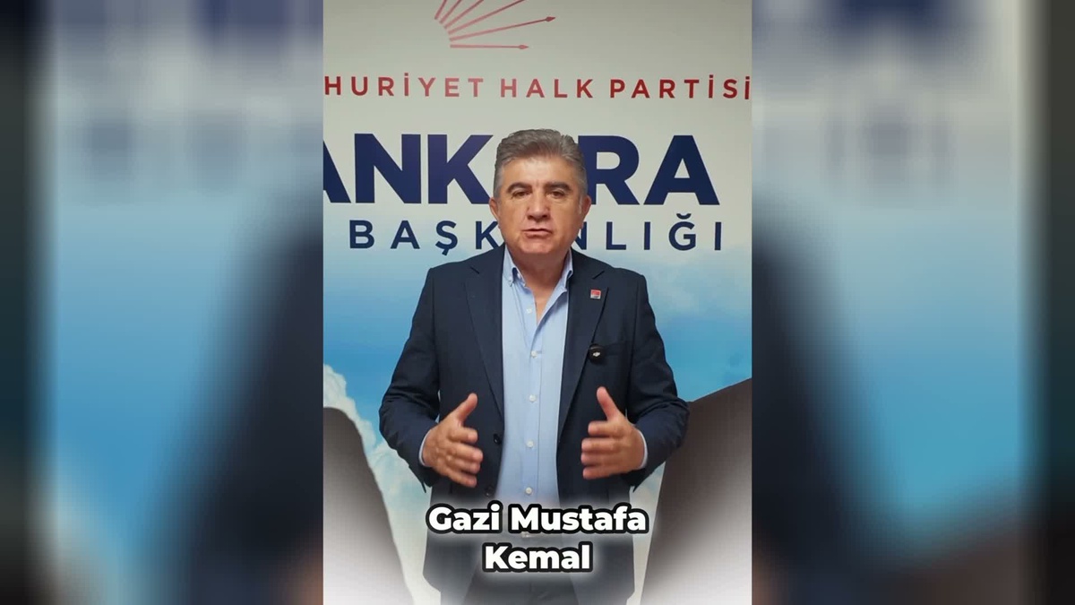 CHP Ankara İl Başkanı Yıldırım, 9 Eylül\'de Anıtkabir\'de buluşma çağrısı yaptı