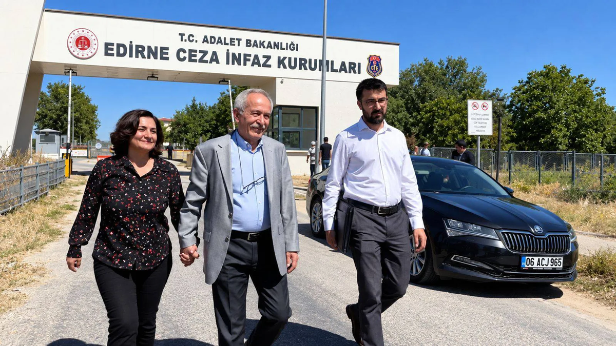 Eski Diyarbakır Büyükşehir Belediyesi Eş Başkanı Selçuk Mızraklı, Edirne F Tipi Cezaevi’nden tahliye edildi