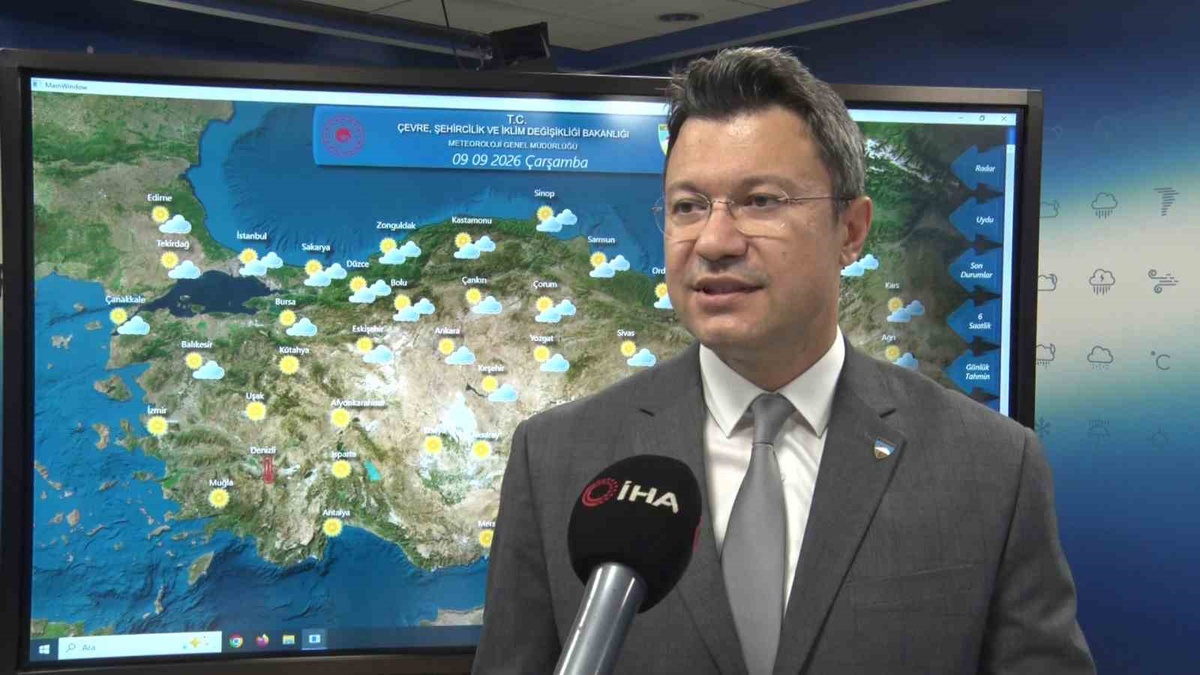 Meteoroloji uzmanı Tekin, hava sıcaklığının mevsim normallerinin üzerine çıkacağını söyledi
