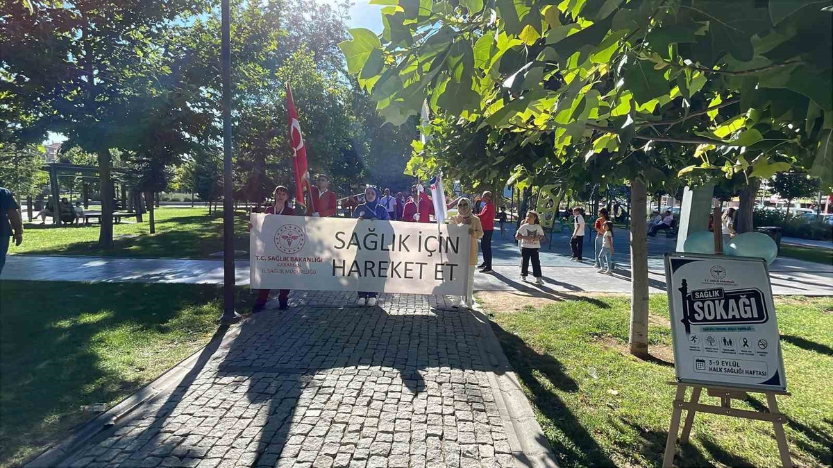 Karaman\'da Halk Sağlığı Haftası\'nda sağlık sokağı kuruldu, ücretsiz testler yapıldı