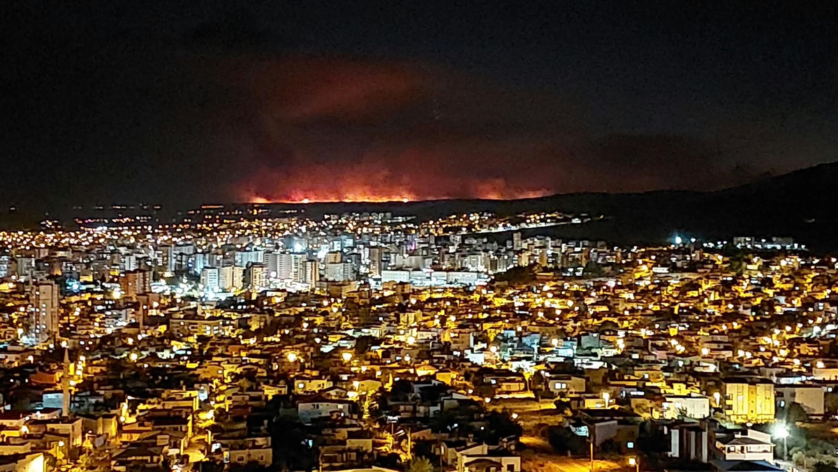 Adana Kozan\'dan başlayan orman yangını İmamoğlu ve Aladağ\'a ilerledi; iki köy boşaltıldı