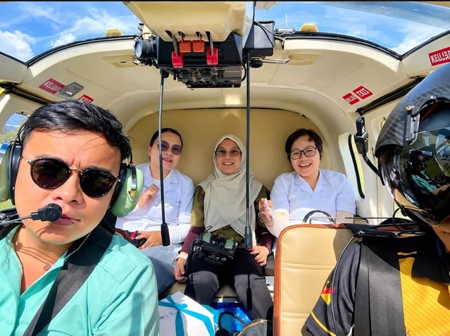 Malezya'da sağlık ekibini taşıyan helikopter düştü, 5 kişi hayatını kaybetti