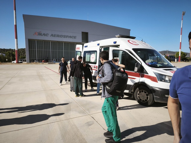 MSB'nin ambulans uçağı karaciğer greftini Muğla'dan Ankara'ya kısa sürede ulaştırdı