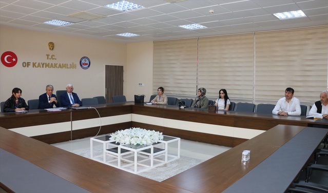 Of'ta özel öğretim kurumları yöneticileriyle planlama toplantısı yapıldı
