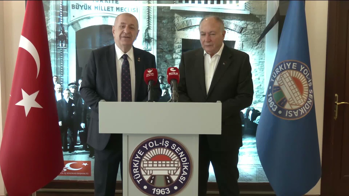 Ümit Özdağ, Yol-İş Başkanı Ağar\'ı ziyaret edip köprü ve otoyol satışını eleştirdi